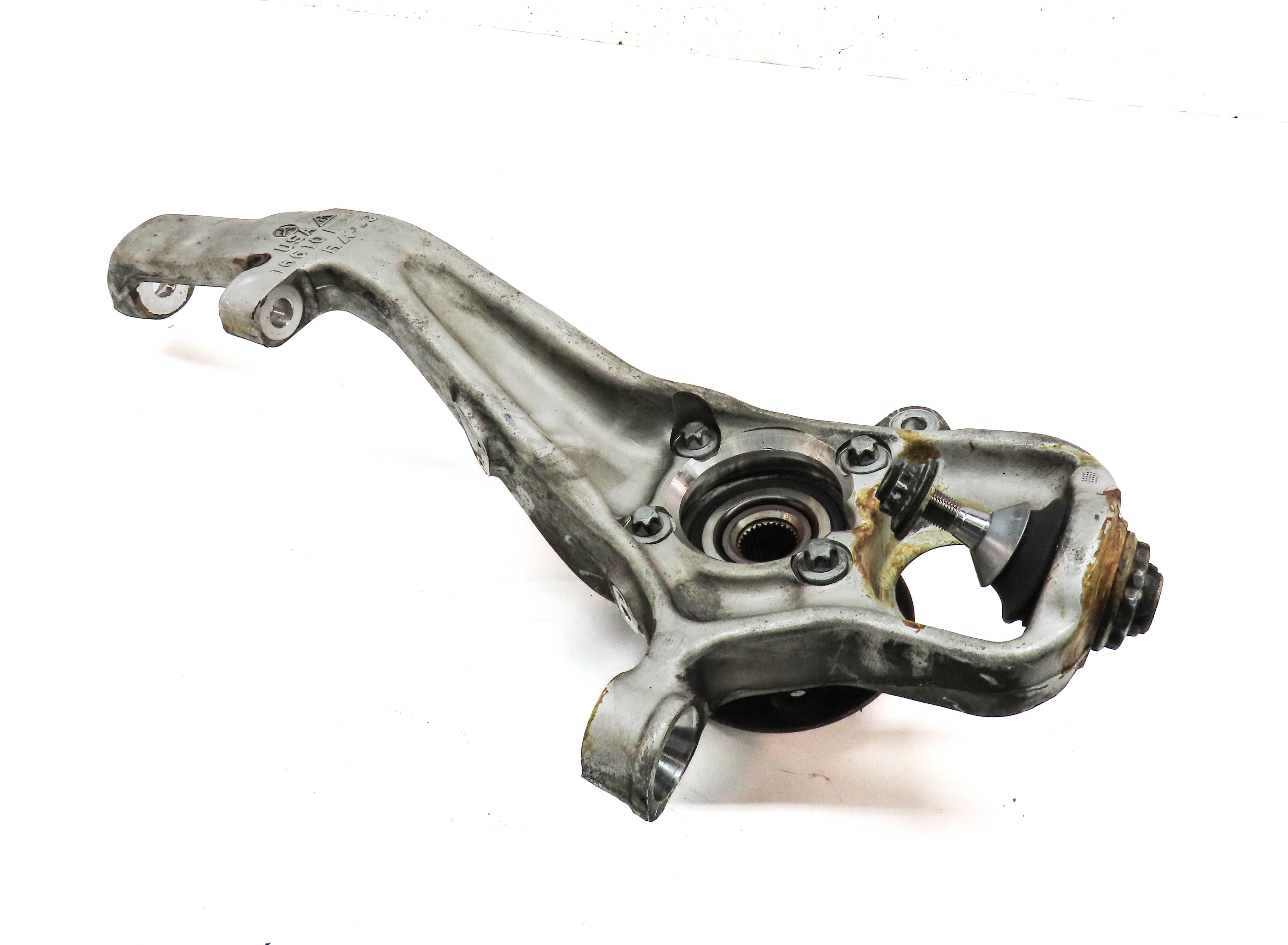 12-19 MERCEDES GL350 GL550 ML350 ML550 (W166 X166) RIGHT FRONT SPINDLE KNUCKLE — exact item pictured